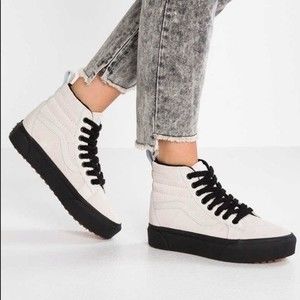 VANS sk8-hi Mte suede platform moonbeam shoes
